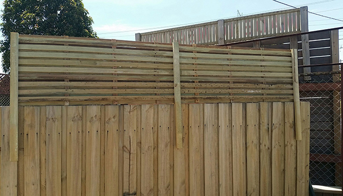 2400 X 500 Hardwood Corral Fence Extension
